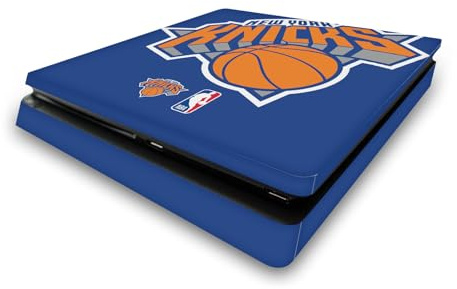 Head Case Designs Licenza Ufficiale NBA Sovradimensionato New York Knicks Logo Vinile Sticker Gaming Pelle Adesivo Compatibile con Sony Playstation 4 PS4 Slim Console