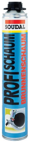 Soudal Soudafoam Gun B3, PU-Schaum, Brunnenschaum, 750ml