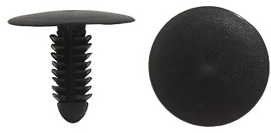 sourcing map 20 pz foro da 8 mm diam. 25mm testa rivetti plastica fissaggio pressione per auto