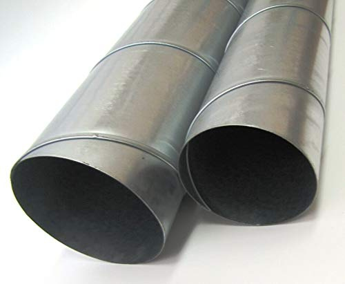 Wickelfalzrohr, Lüftungsrohr Ø 100 bis 355 mm, Länge 1000mm (Ø 180 mm)