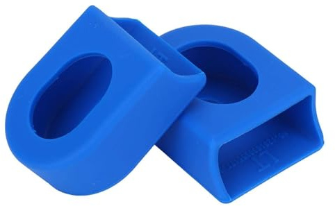 Vbest Life Protezione per Pedivella per Bicicletta – 2 Pezzi Copri-Pedivella Morbidi in Materiale Protettivo per Mountain Bike, Bici da Strada e BMX (Blu)