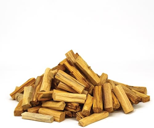 NIRDOSH - Palo Santo Räucherholz Sahumito 100% Natürlich - 100 Holzstäbe 5cm - Innovation Palo Santo Sticks Räucherung Original Räucherstäbchen Sublimation Heiliges Holz Bursera Graveolens