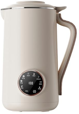 YOtat 8-in-1 Nut Milk Maker, Automatic Plant-Based Milk Machine with Delay Start/Keep Warm/Boil Water, Stainless Steel, Neutral