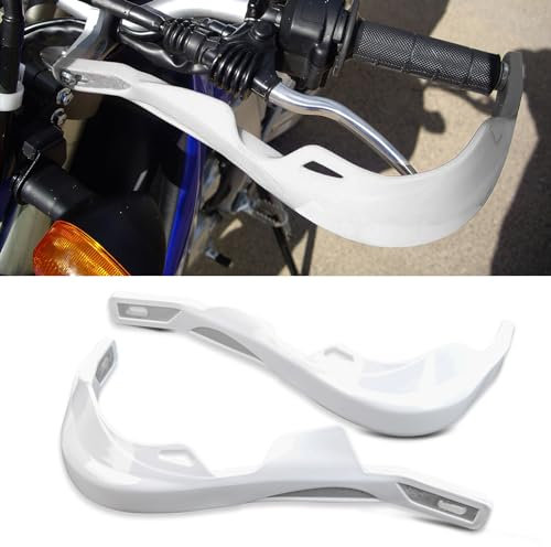 DREAMIZER Paramanos de Aluminio para Motocicleta de 7/8 22 mm y 1 1/8 28 mm para guardamanos Barra de Cepillo para Todoterreno ATV Motocross Dirt Pit Bike Enduro Sur Ron TTR 125 ATV MX