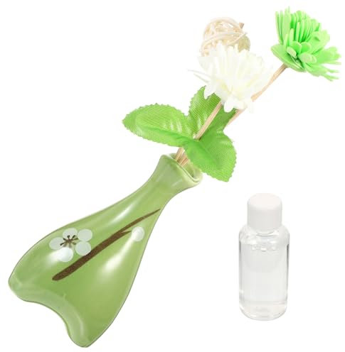 STOBAZA Aromatherapie Diffusor Set Keramik Vase Lufterfrischer Wohnaccessoire Raumduftspender Dekoration Für Küche Schlafzimmer Wohnzimmer