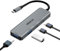 Hub USB C 3.2 10 Gbps, adaptateur USB C avec 2 ports USB C 3.2 et 2 ports USB A 3.2, répartiteur multiport en aluminium avec câble de 60 cm pour iPhone 15/15 Pro, MacBook Pro, iMac, iPad Pro,