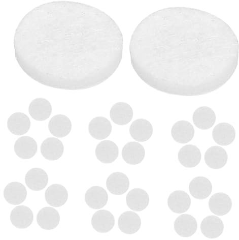 Angoily Runde Filzgleiter Bodenschutzpolster Selbstklebend 1,2cm Durchmesser 200 Stück Weiß Für Möbel Stühle Bodenschutz Gegen Kratzer Und Geräusche