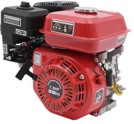 Motor de cuatro tiempos, motor de emergencia, motor de gasolina, arranque manual, gasolina, apagado.