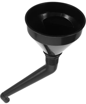 Cabilock Imbuto Per Carburante Auto e Moto Con Filtro Iniettata Manico Curvo Imbuto Serbatoio Antisgocciolamento Strumento Versatile Per Olio Gasolio e Cherosene