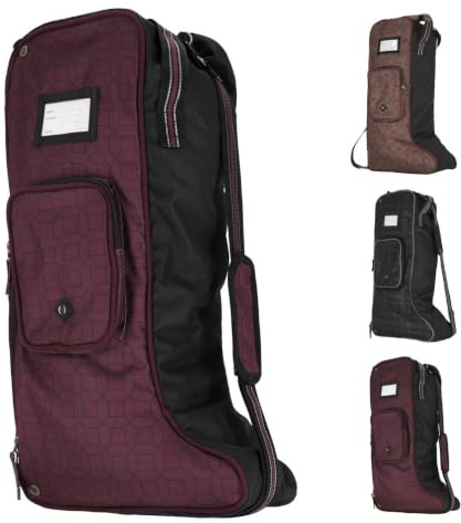 NETPROSHOP Stiefeltasche für Reitstiefel Designwahl Schafthöhe: ca 58 cm, Farbe:Wine Red