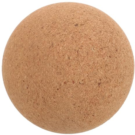 HONMEET Yoga Massageball Faszienball Kork 6cm Nacken Rücken Fuß Muskelentspannung Tiefengewebsmassage Wellnessgerät für Selbstmassage Yoga und Büro