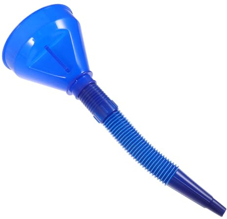 IMIKEYA Embudo de Gran Diámetro Plástico Resistente con Filtro para Aceite y Gasolina Manguera Versátil para Uso Automotriz y Repostaje