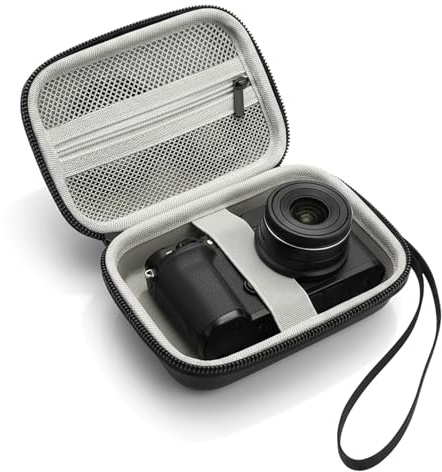 Eclove Funda Protectora par Cámara Digital Compacta Compatible con Sony, Canon, Samsung, Fujifilm, Olympus, Panasonic, Kodak, Casio y Nikon, Fundas Cámara Compacta para Cables y Accesorios