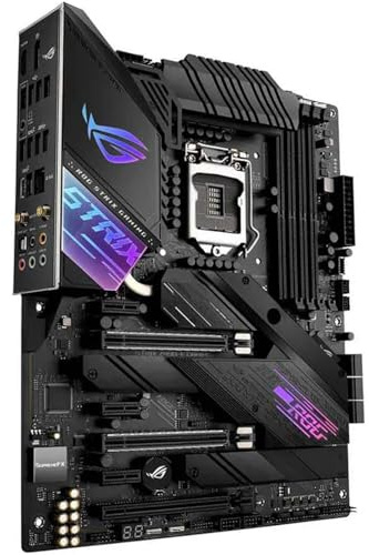 Carte mère Carte mère LGA 1200 Intel Z490 Fit for ASUS ROG Strix Z490-E Gaming DDR4 128 Go M.2 PCI-E 3.0 USB3. ATX for processeur de 10e génération