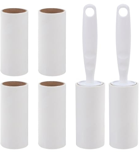 BAZEITFLOW 8pcs Reusable Lint Roller for Car Compact for Travel Pet Hair Remover for Clothes Sofa and Home Cleaning