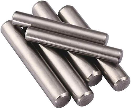 Dowel Pin Cylindrical, M6 M8 Locating Dowel, Length 8-100MM 304 Stainless Steel Fixing Pin Shaft, Solid Metal Rod(M8,90mm (5pcs))