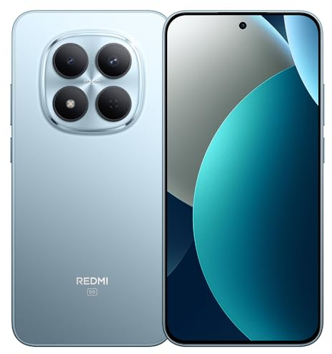 XIAOMI Redmi Note 15 Pro 5G, Smartphone 8GB + 256GB, Batería de Alta Capacidad 6580mAh,Nueva cámara de 200MP, Pantalla AMOLED 1.5K de 6.83 Pulgadas, Azul, Cargador Incluye