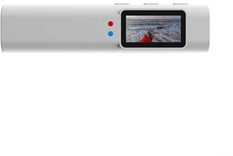 TONIXY Cámara de video portátil 2K con gran angular de 110°, grabación en bucle y pantalla de 96 pulgadas, cuerpo compacto de 21 g para deportes al aire libre, ciclismo y aventuras de viaje, color