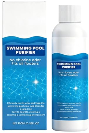 Poolreiniger Flüssig, 2026 Neu Poolklar Reiniger, Pool Reinigung Randreiniger Pool Reinigungsmittel für Eisbäder, Pools (1PC)