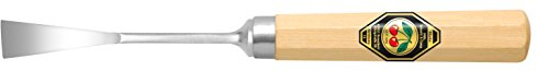 KIRSCHEN Werkzeuge 3132004 | Bildhauerbeitel mit Weißbuchenheft Stich 11, gekröpft- 4mm