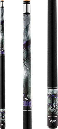 Viper by GLD Products Underground 58 2-Piece Billiard/Pool Cue, The Raven, 19 Ounce,Black,50-0650-19