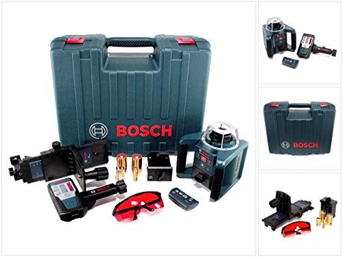Bosch GRL 300 HV Laser rotatif + Télécommande RC1 + Cellule de réception laser LR1 + Support universel WM4 + Mallette (0601061504)