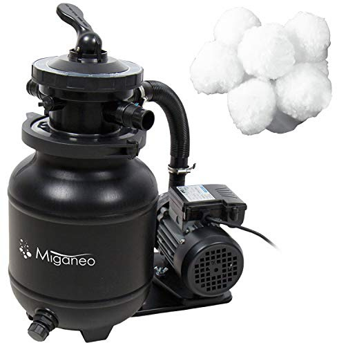 Miganeo Sandfilteranlage Speedclean 7000 schwarz inkl. Filterballs