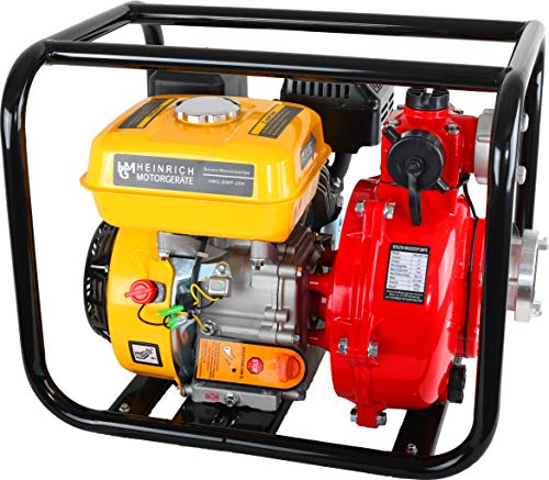 Heinrich Motorgeräte Klassisch, Aluminium Motorpumpe HMG-BWP-20H Storz C Hochdruckpumpe 7,5Bar, Gelb