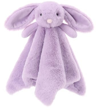 Apricot Lamb - Schlaf-gut-Lila Hase Schmusetuch Plüsch Komfort Kuscheltier für Babys - weich & waschbar