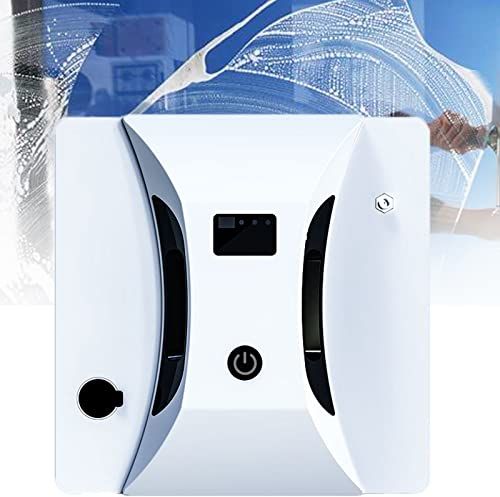 JINTAOMA Window Cleaner Robot with Automatic Water Spray, Voice Output, Remote Control, for Glass, Tile, Mirrors
