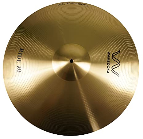 Wambooka Cymbals S - Plato Ride 20 pulgadas (50,8 cm) para batería – Acabado tradicional de aleación