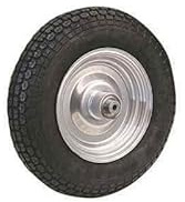 Roue complète 350x8 8 - Moyeu intégré - Axe 12x140mm - Pour remorque - 8 pouces - Largeur 3,5 pouces - Indice de vitesse N 140 km/h - Indice de charge 46 (170kg)