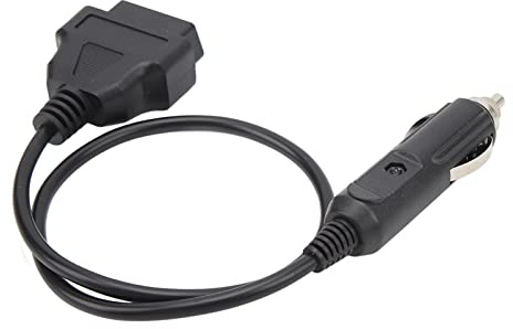 OBD2-Kabeladapter, OBD2-Fahrzeug-ECU-Notstromversorgungskabel 12 V mit Zigarettenanzünder, Auto-zu-OBD-Buchse, Kabeladapter