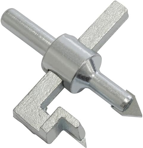 AERZETIX - C73059 - Fresa circolare a compasso regolabile fino a 90 mm per piastrellatura - utensili circolari per piastrellatura