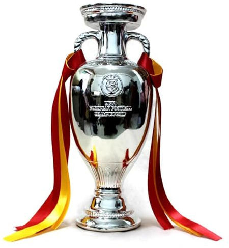 Coppa del Trofeo del Campionato Europeo di Calcio della Germania 2024 Souvenir Decorativi del Calcio per I Fan,44cm