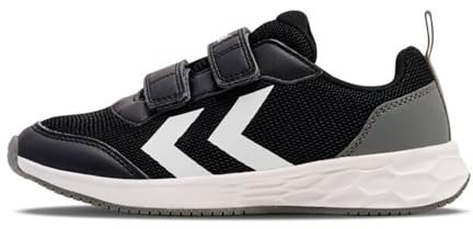 hummel kardborreband, sko, turbo runt, barnstorlek, GRÅ, 38 EU