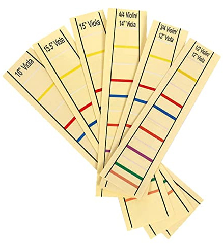TOYANDONA Gelbe Fingerpositionsmarkierung für 1/2 Cello Papier Aufkleber für Anfänger Griffbrett Etiketten zur Lernhilfe und Besseren Spieltechnik