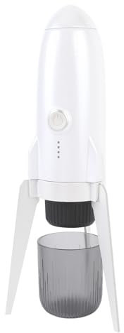 Luocute Reisekaffeemaschine, Tragbare Drahtlose Kaffeemaschine 3 in 1, Kapselmaschine, Teehersteller, Schnelle Wärme, Schnurlos, Reisekaffeemaschine, Kunstwerk für Küche