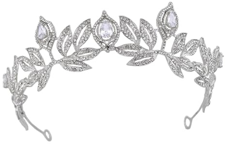 VALICLUD Couronne De Mariage Bandeau Anniversaire Design Forme De Couronne Décoration De Cheveux Coiffe De Fille