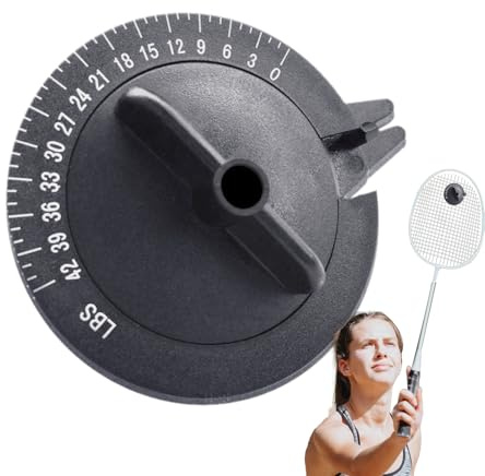 Misuratore di pressione per racchette, tester di tensione per racchetta da sport | Misuratore accurato per squash tennis | Misuratore di corde per racchette da badminton per uomini e donne giocatori