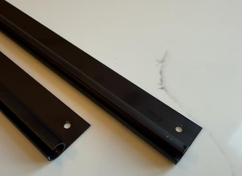WILD EARTH BLACK Awning Rail, universal Caravan, Campervan, motorhome 1.2 Metre X2 = 2.4m Total FLAT BASE for campervan, caravan, motorhome