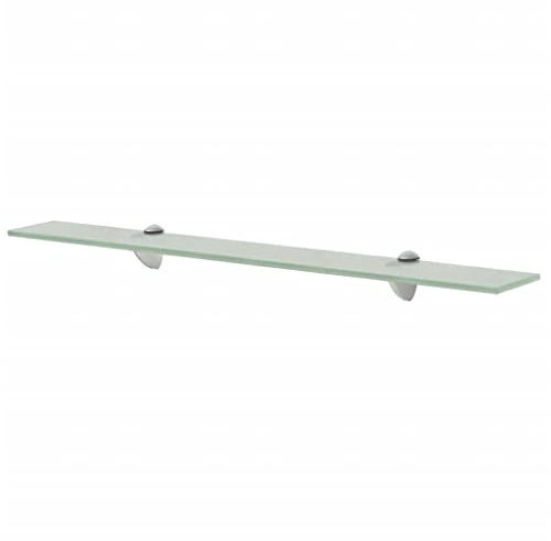 Tomostar Étagère Murale en Verre Trempé, Étagère de Douche Tablette de Salle de Bain Murale 70 x 10 cm 8 mm