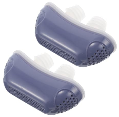 MOLUCKFU Dispositivo Clip Nasale Portatile 2 Pezzi Antirussamento Elettrico e Prevenzione del Russare Facile da Usare in Abs e Tpr, per Viaggi