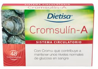 Cromsulin A con Cromo y Extractos Botánicos (48 Comprimidos) – Fórmula Avanzada para la Regulación de la Glucosa en Sangre
