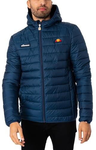 Ellesse Herren Lombardy Padded Jacket Mantel, Navy, L EU