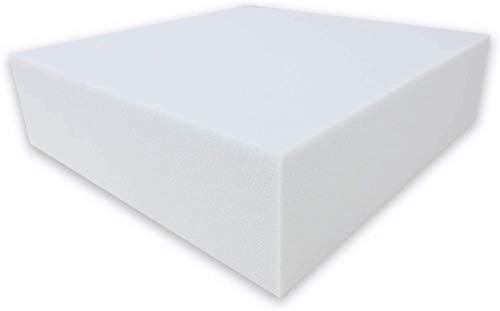 Dibapur ® White: Orthopädische Kaltschaummatratze/Akustikschaumstoff - H2 - Ohne Bezug - Made in Germany (90x200x6 cm)