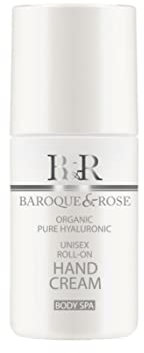 BAROQUE & ROSE UNISEX ORGANIC PURE Hyaluronic Roll-on Hand Cream 50ML Anti-ageing, soothing. Did you know you can use your hands immediately after use! From Organic farming 100% safe - All skin types.
