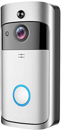 Video Timbre Smart Wifi Video Intercomunicador Inalámbrico Infrarrojos Timbre Portero Sistema de Acceso Cámara de Puerta Fácil Instalación
