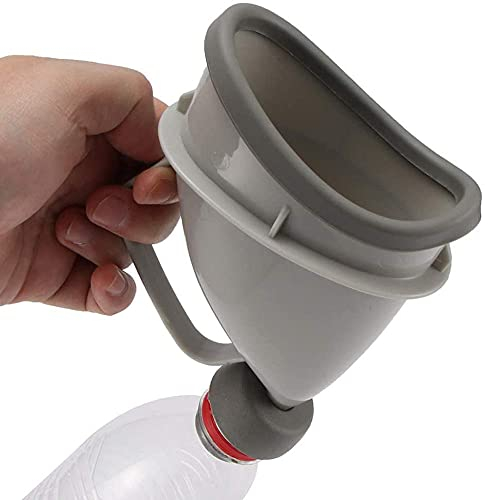 GQYYS Notfall-Urinal,Urinflasche Für Damen Und Herren, tragbare Wiederverwendbare mit Tragegriff Reisen Camping Unterwegs Outdoor Auto Reise Mobile Toilette Für Männer/Frauen/Kinder