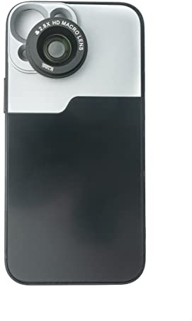 System-S Makro Linse 2.8X HD Filter mit Hülle in Schwarz für iPhone 13 Mini